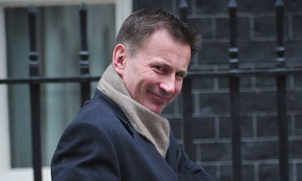 Jeremy Hunt leaves Downing Street