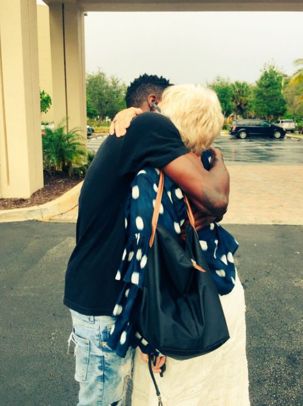 Young musician meets 80-year-old woman he'd been playing online games with for a year